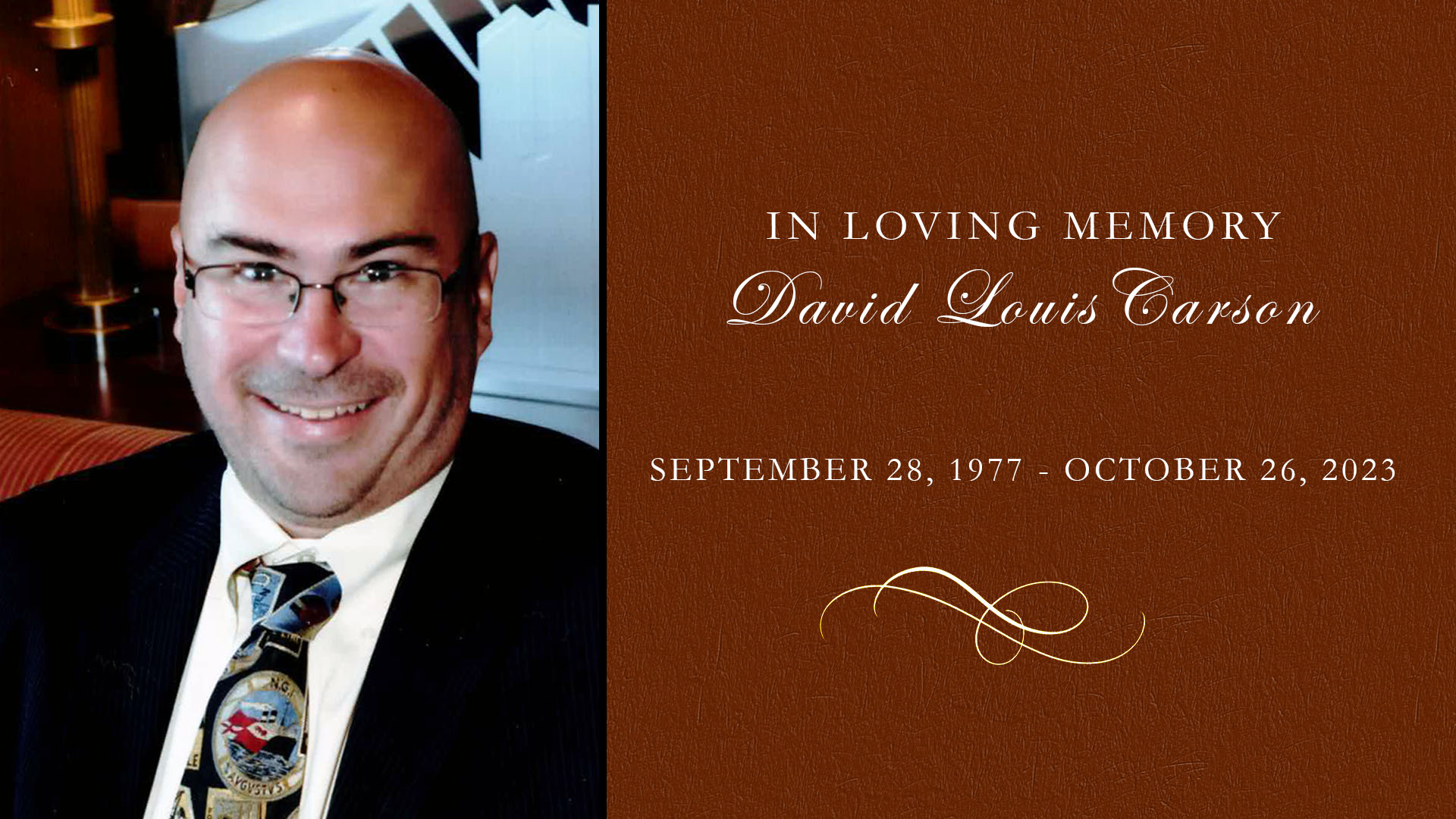 David Carson Memorial Service