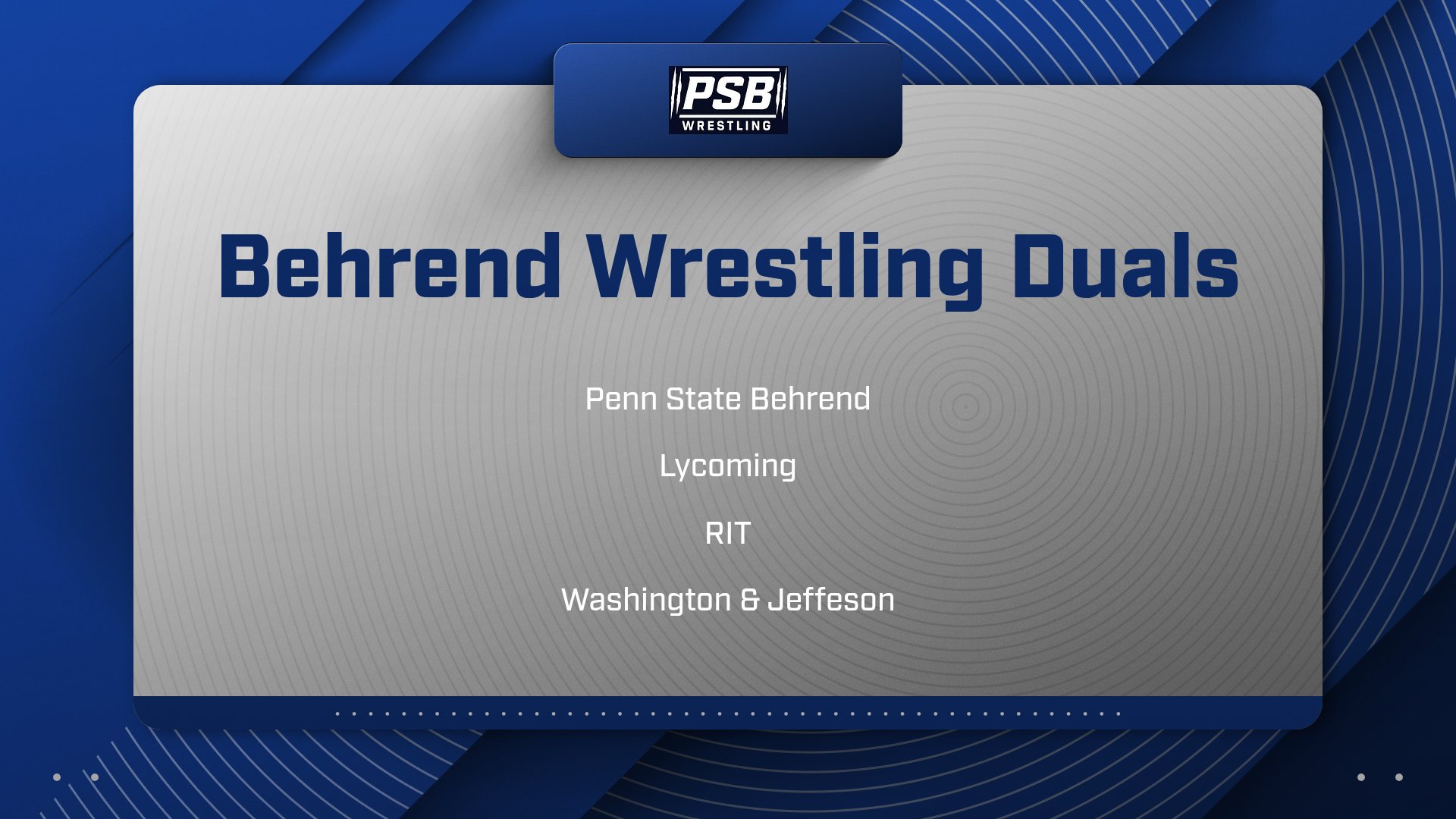 Behrend Duals (Live)