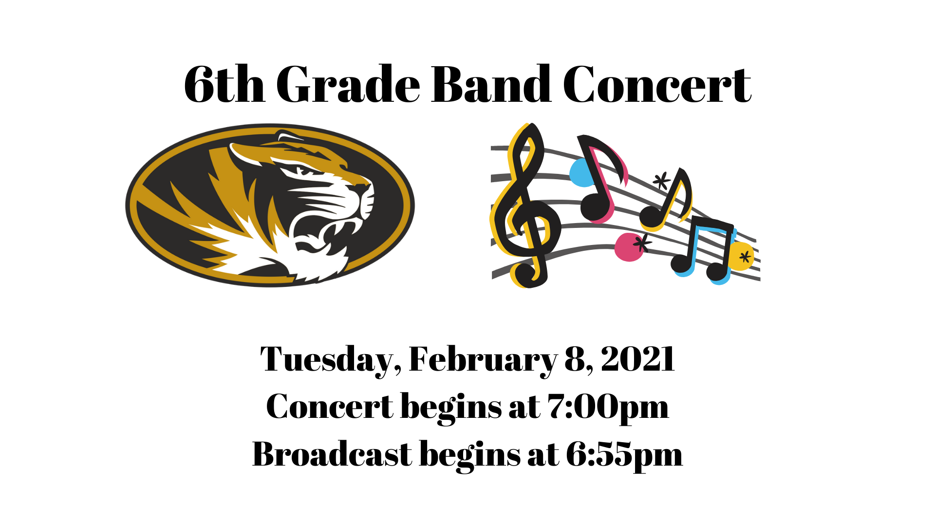 6th Grade Band Concert