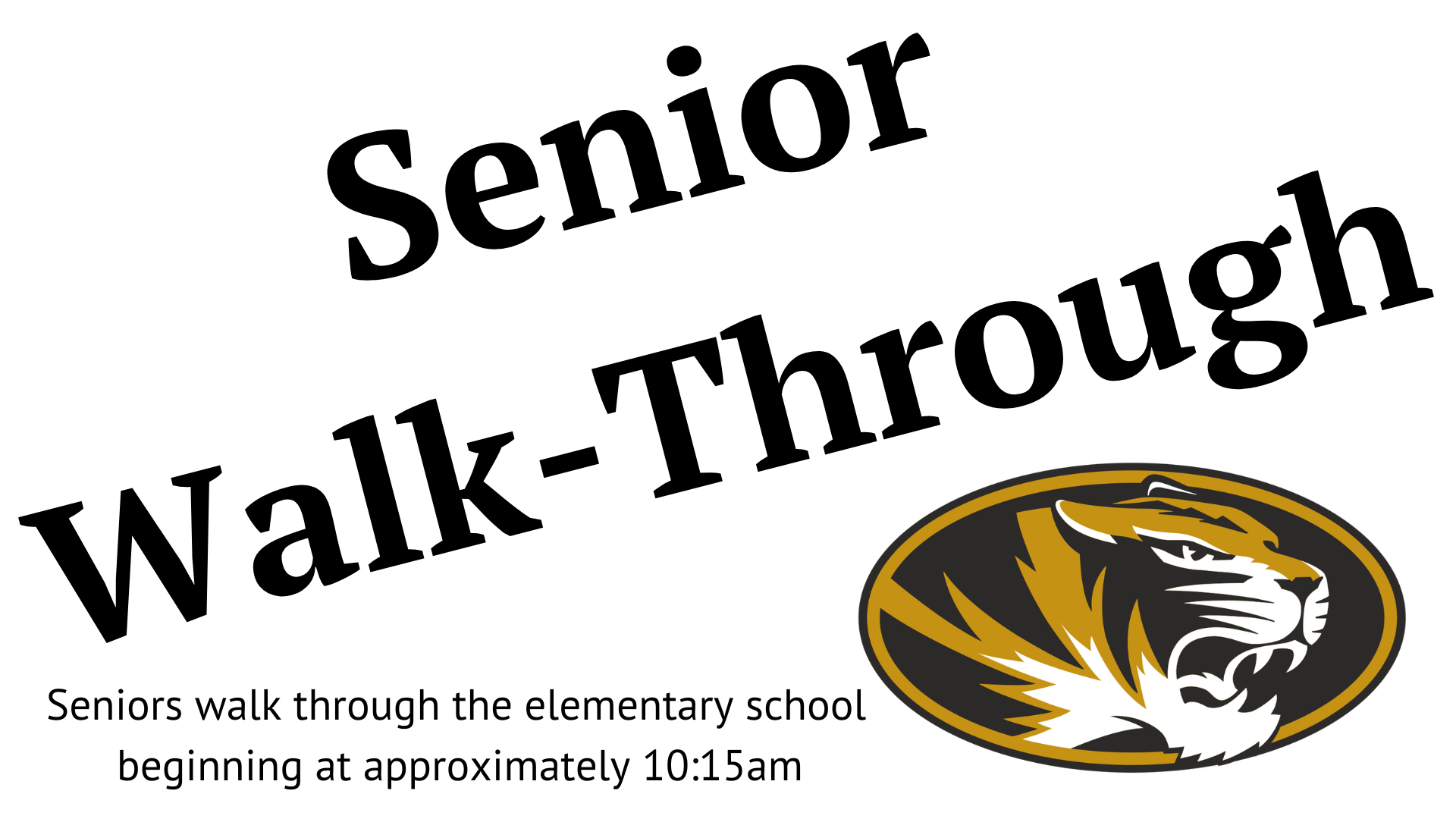 Senior Walk Through Senior Walk Through