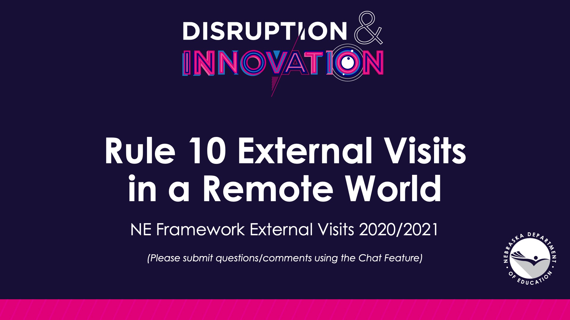 Rule 10 External Visits in a Remote World