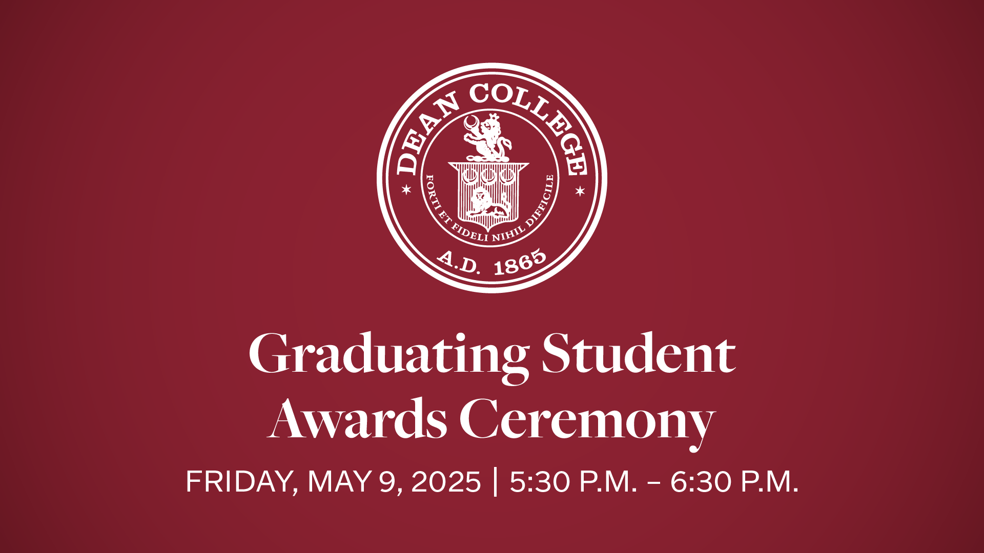 Graduating Student Awards Ceremony