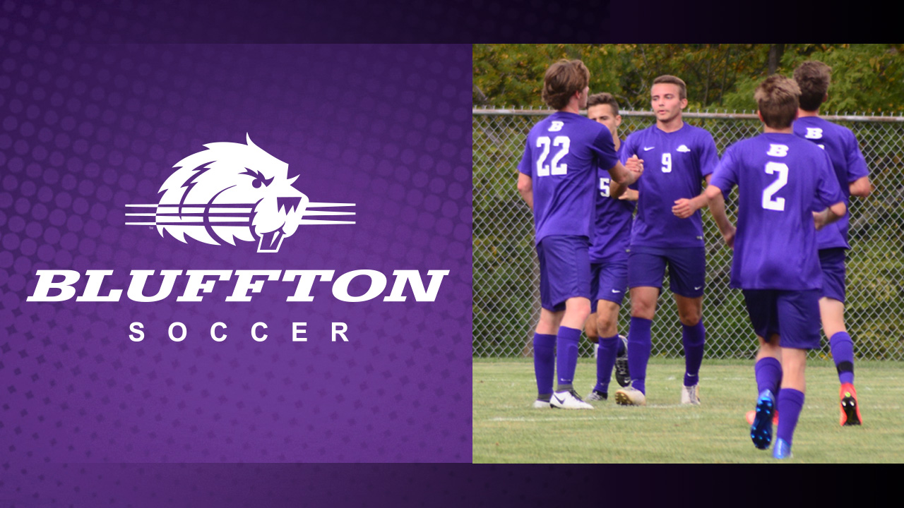Bluffton men soccer vs Adrian