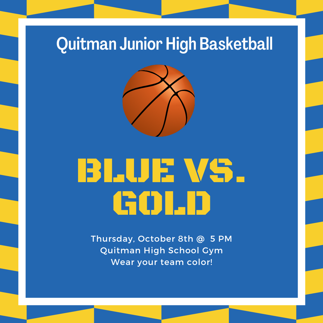 Blue vs. Gold Thursday, October 8th @ 5 PM