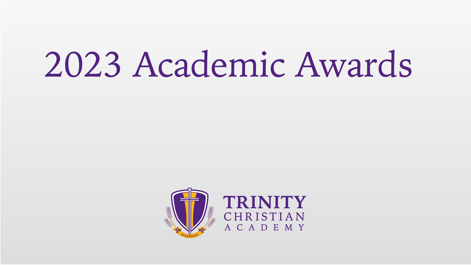 Academic Awards Night