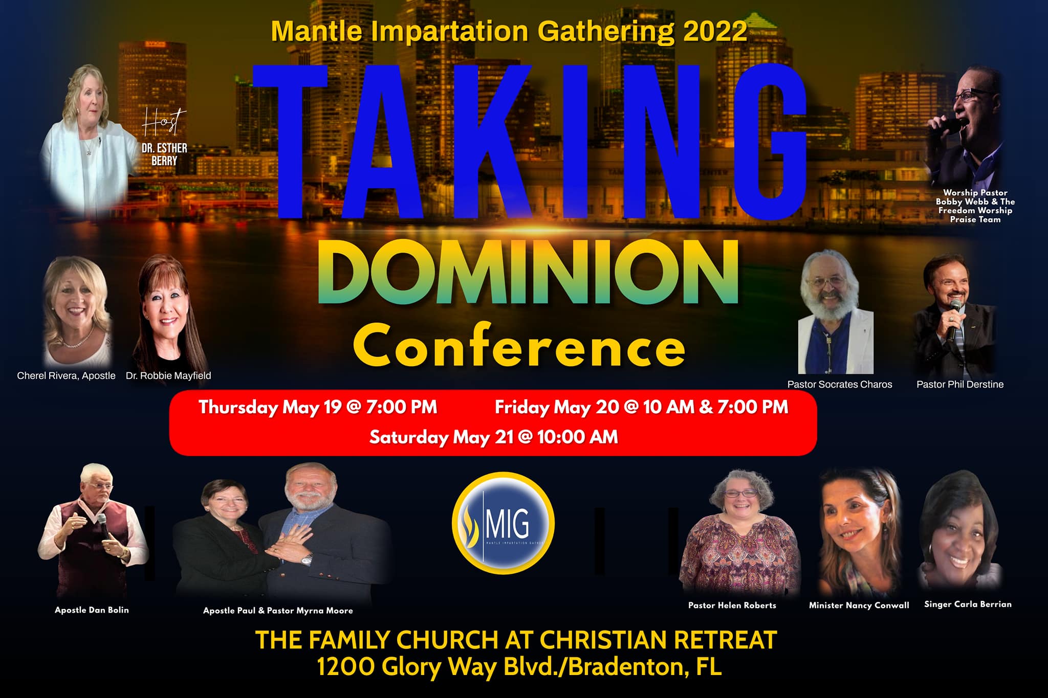 2022 Taking Dominion Conference Friday May 20th at 7PM