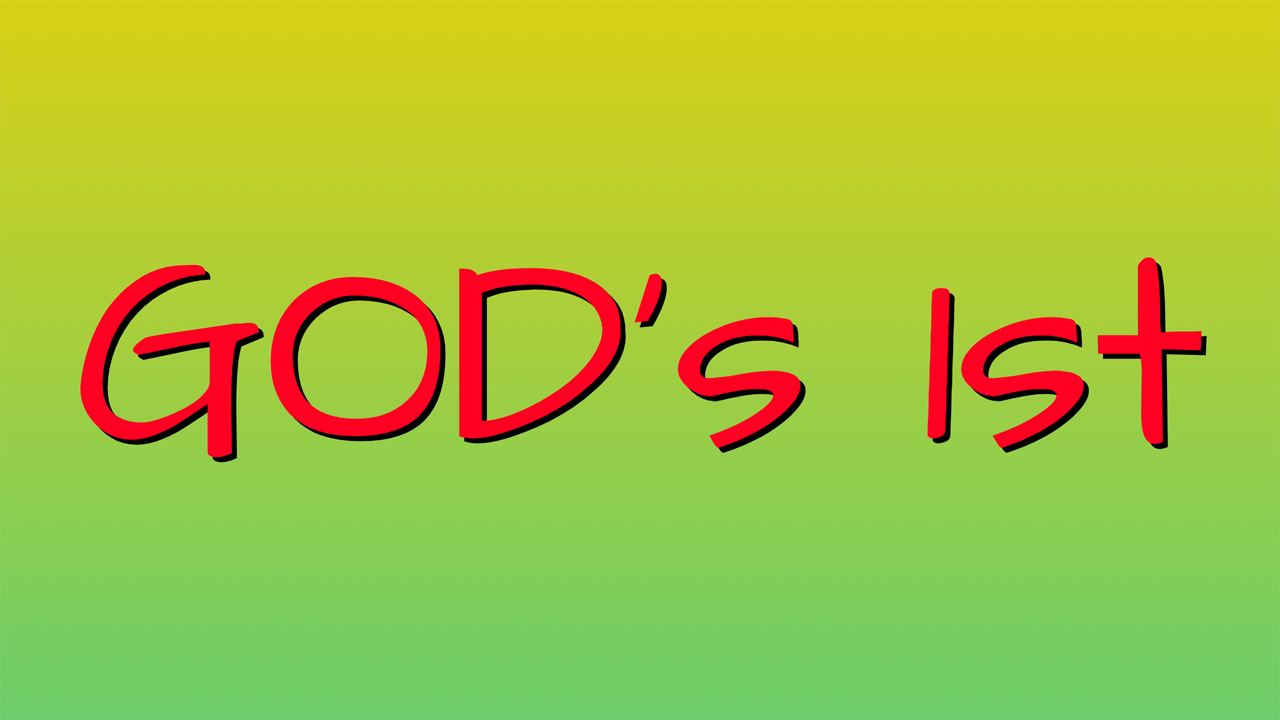 God’s First Podcast