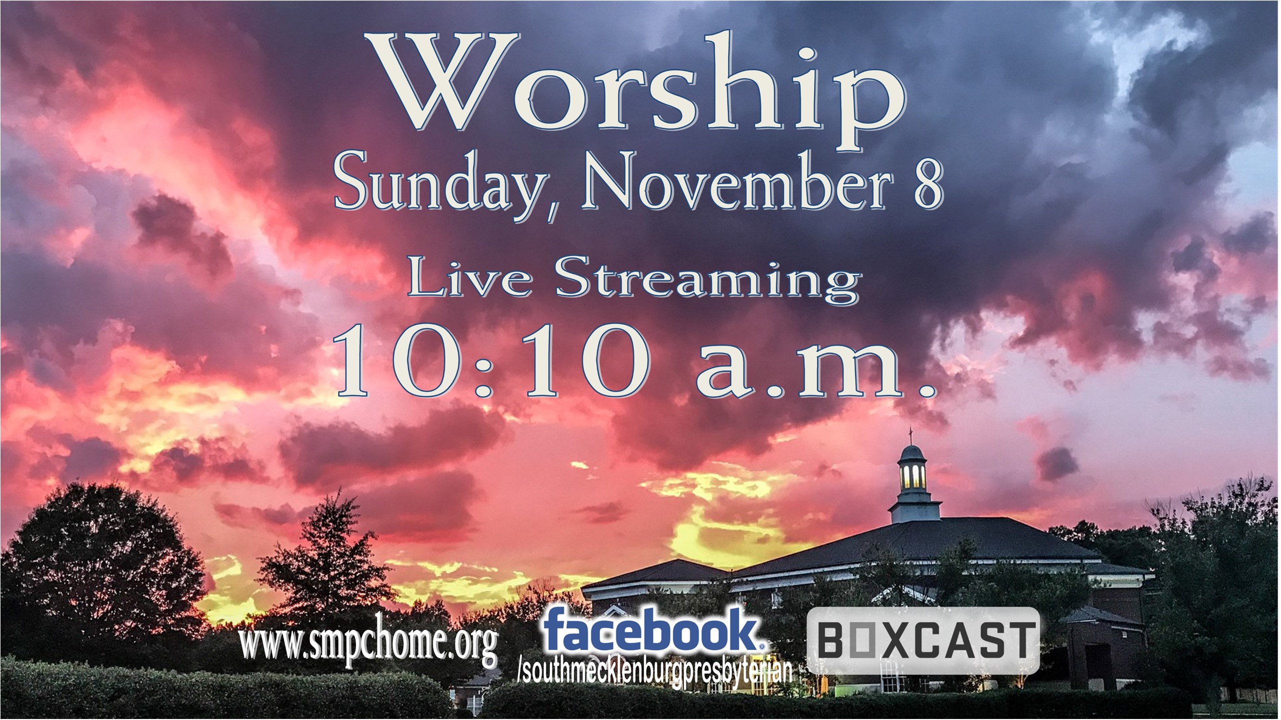 Worship Sunday, November 8, 2020