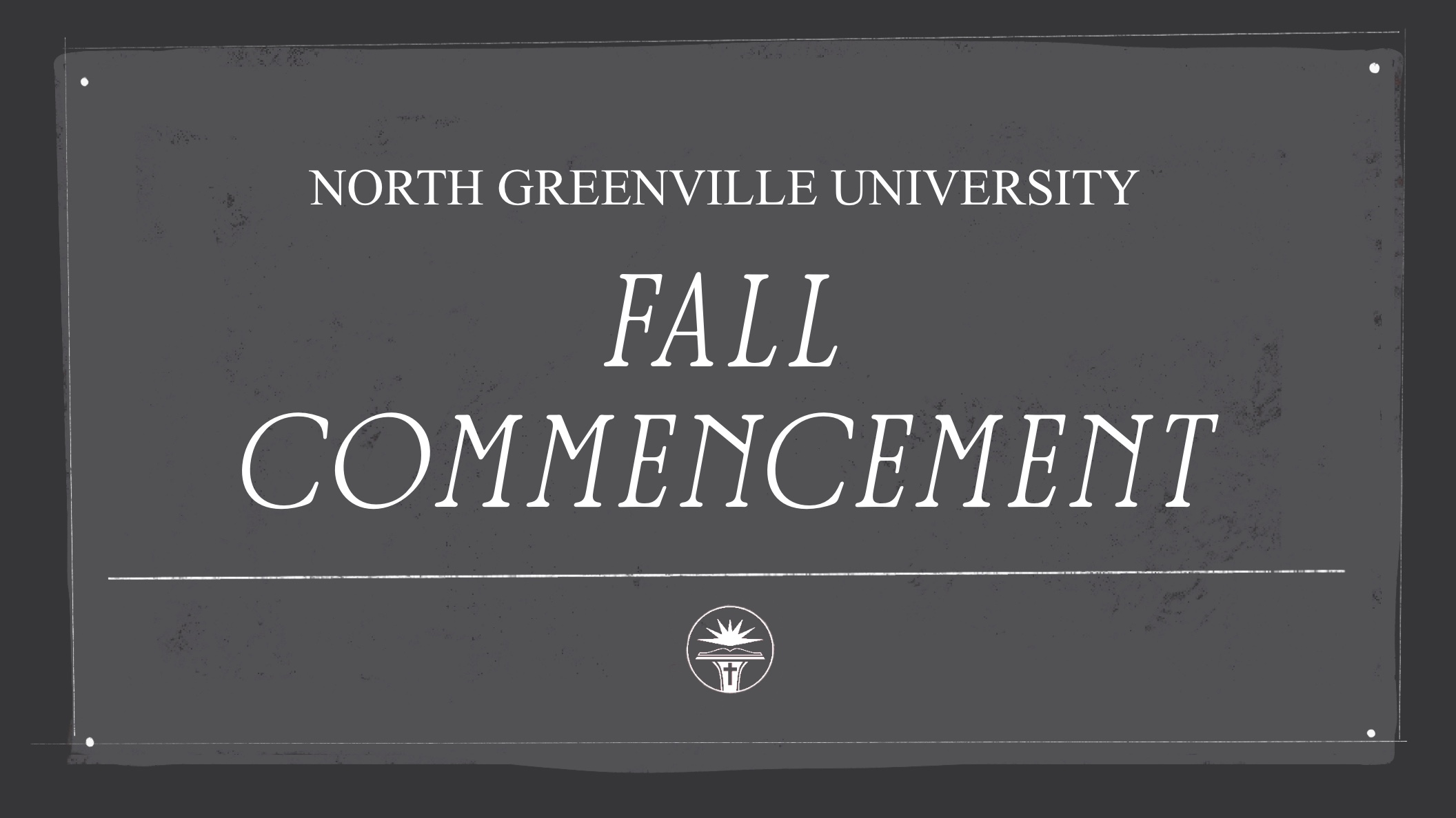 North Greenville University Fall Commencement 2024