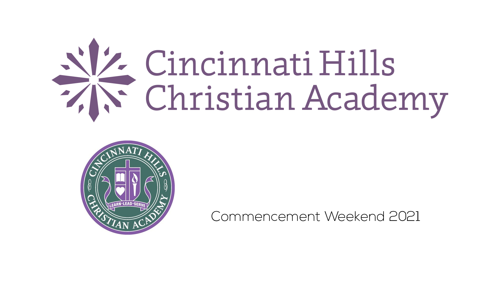 CHCA Graduation | 3PM | 5.30.21