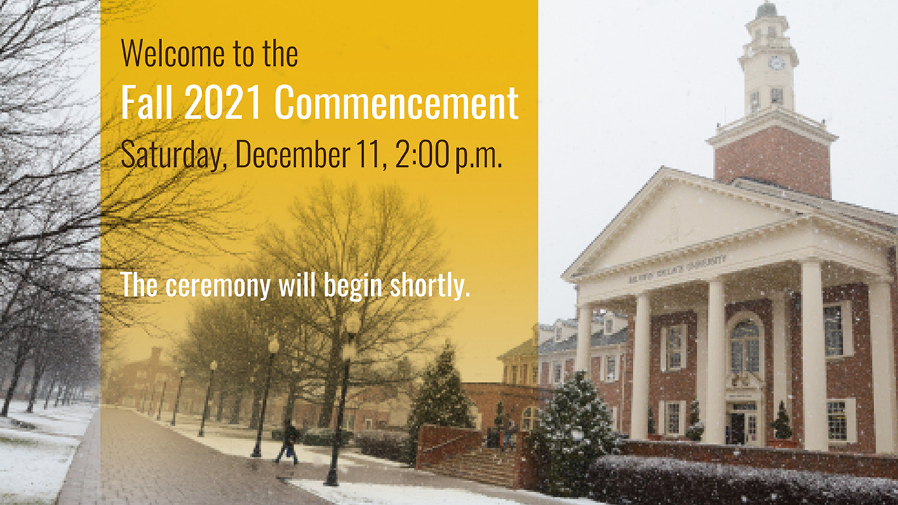 Bw Fall 2021 Commencement Bw Fall 2021 Commencement