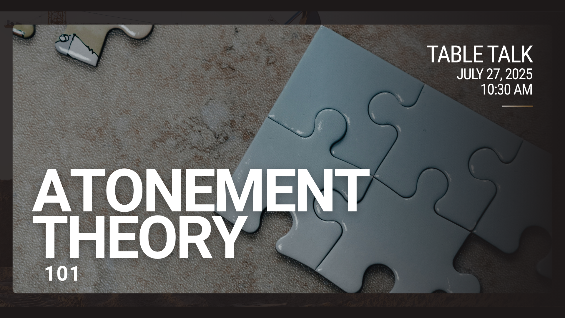 Atonement Theory 101